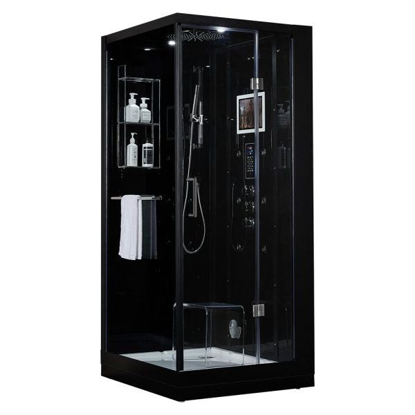 Maya Bath Black Platinum Arezzo Steam Shower - Right (201)