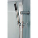 Maya Bath Black Platinum Comfort Walk-In Steam Shower