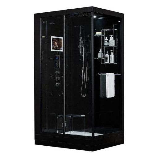 Maya Bath Black Platinum Lucca Steam Shower - Left (207)