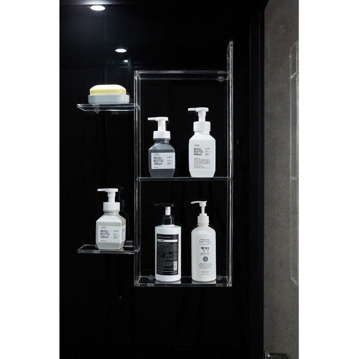 Maya Bath Black Platinum Lucca Steam Shower - Left (207)