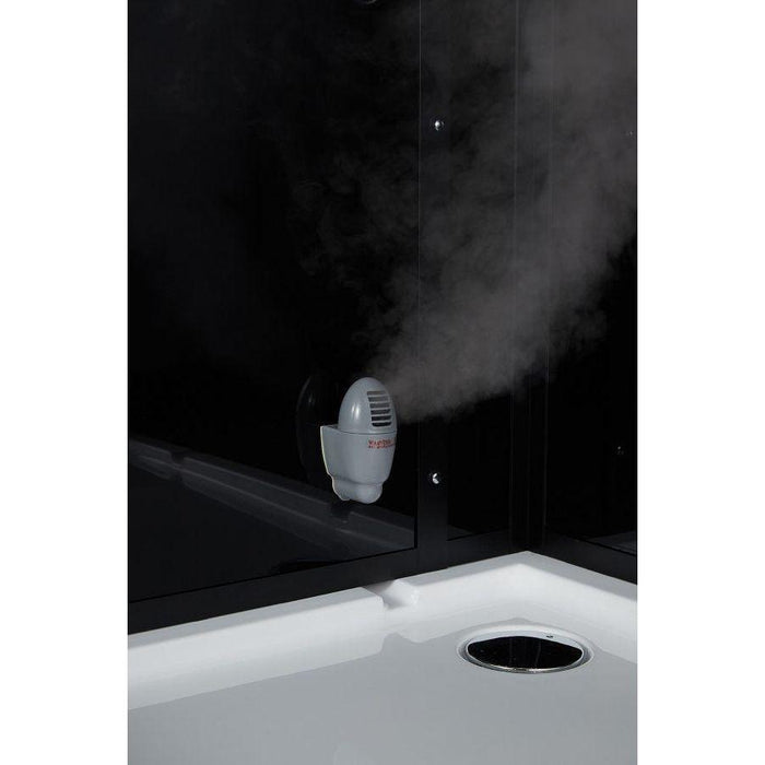 Maya Bath Black Platinum Lucca Steam Shower - Left (207)