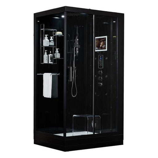 Maya Bath Black Platinum Lucca Steam Shower - Right (205)