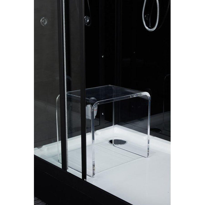 Maya Bath Black Platinum Lucca Steam Shower - Right (205)