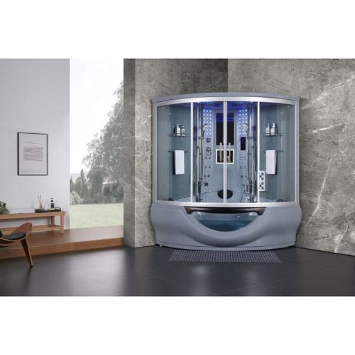 Maya Bath Grey Platinum Superior Steam Shower (103)