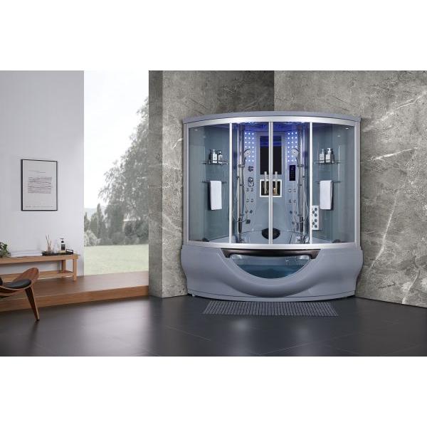 Maya Bath Grey Platinum Superior Steam Shower (103)