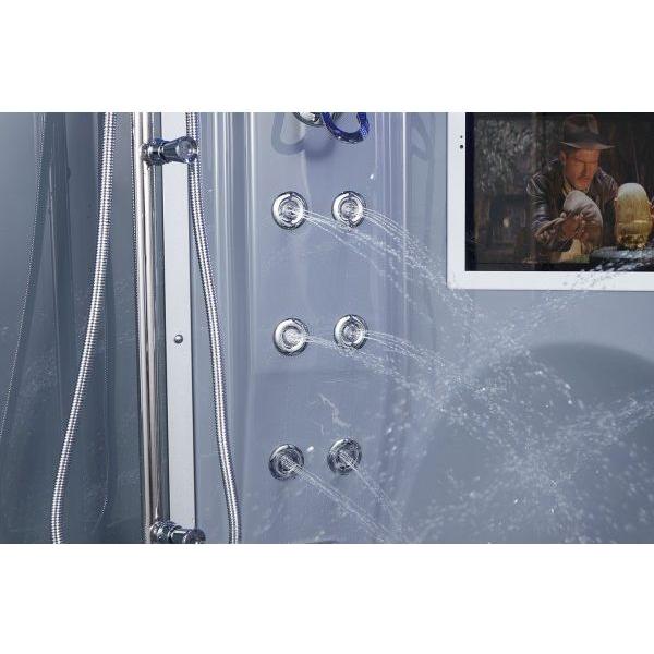 Maya Bath Grey Platinum Superior Steam Shower (103)