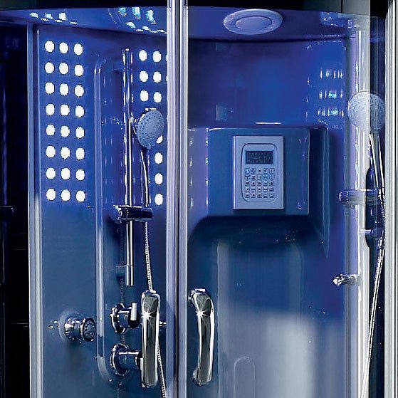 Maya Bath Grey Siena Steam Shower - Right (119)