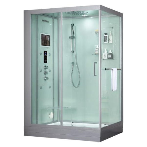 Maya Bath White Platinum Anzio Steam Shower - Left (210)