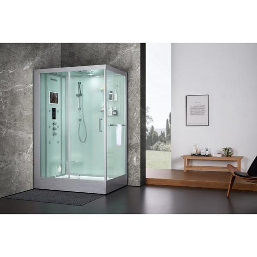 Maya Bath White Platinum Anzio Steam Shower - Left (210)