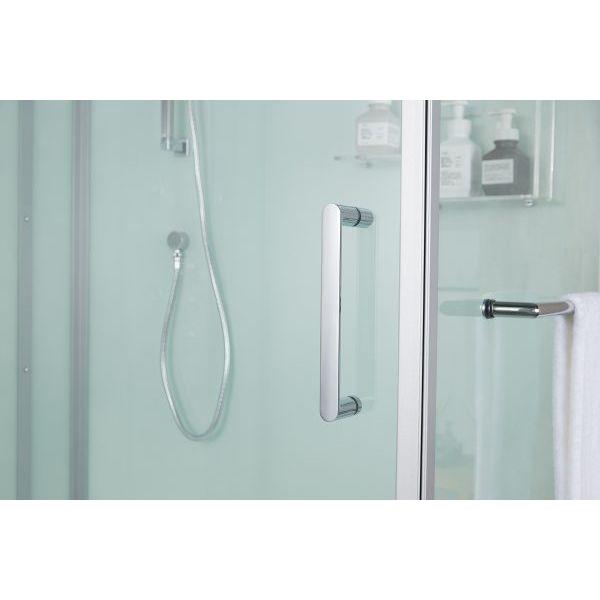 Maya Bath White Platinum Anzio Steam Shower - Left (210)