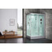 Maya Bath White Platinum Anzio Steam Shower - Right (208)