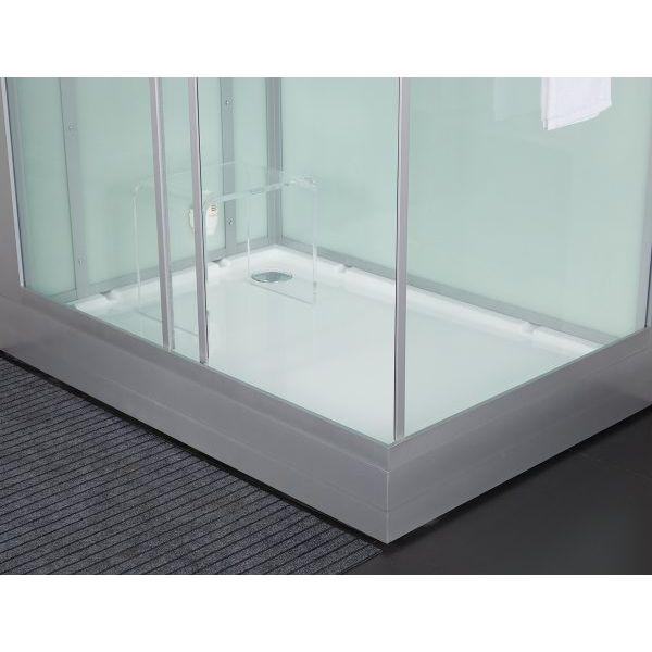 Maya Bath White Platinum Anzio Steam Shower - Right (208)