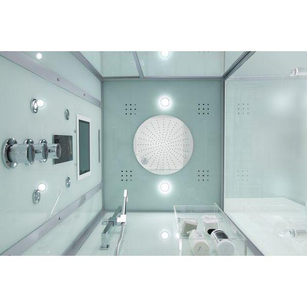 Maya Bath White Platinum Arezzo Steam Shower - Left (202)