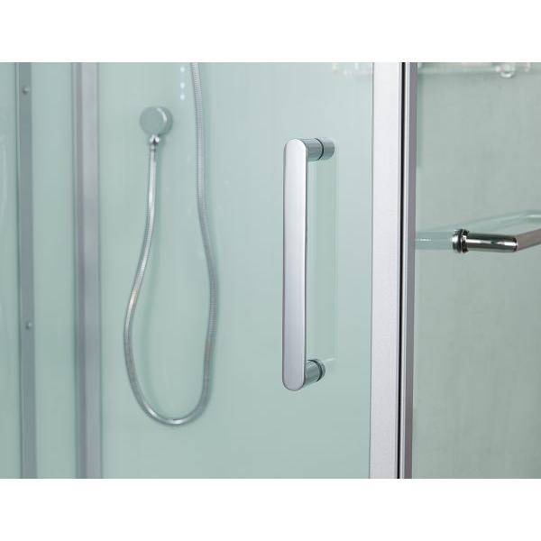 Maya Bath White Platinum Arezzo Steam Shower - Left (202)