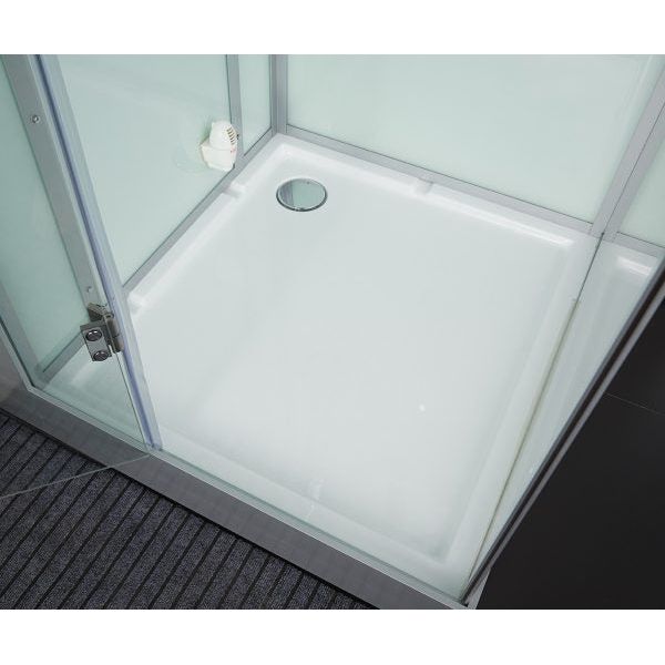 Maya Bath White Platinum Arezzo Steam Shower - Left (202)