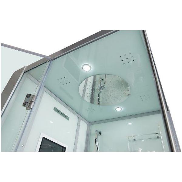 Maya Bath White Platinum Arezzo Steam Shower - Right (200)