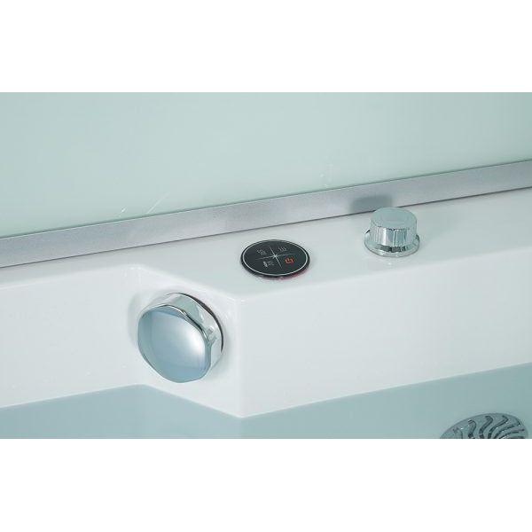 Maya Bath White Platinum Catania Steam Shower - Left (109)