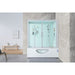 Maya Bath White Platinum Catania Steam Shower - Right (105)