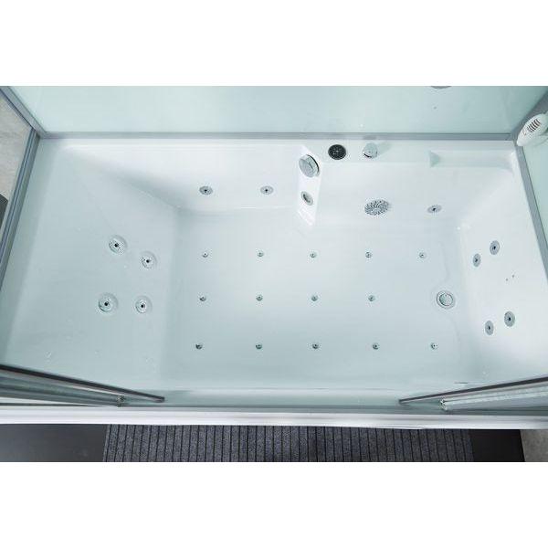 Maya Bath White Platinum Catania Steam Shower - Right (105)