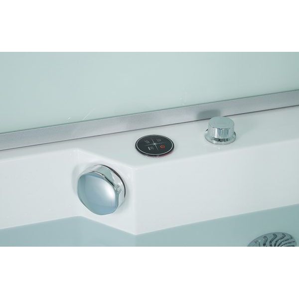 Maya Bath White Platinum Catania Steam Shower - Right (105)