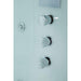 Maya Bath White Platinum Catania Steam Shower - Right (105)