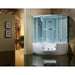 Maya Bath White Platinum Comfort Walk-In Steam Shower