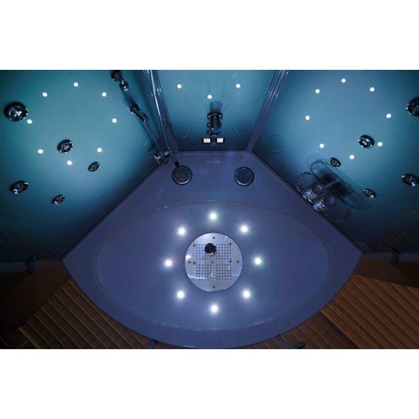 Maya Bath White Platinum Comfort Walk-In Steam Shower