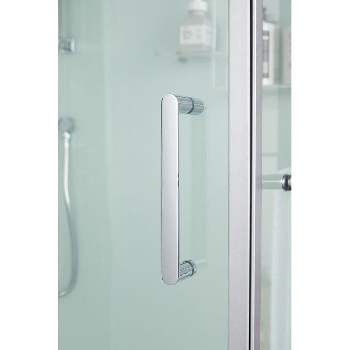 Maya Bath White Platinum Lucca Steam Shower - Left (206)