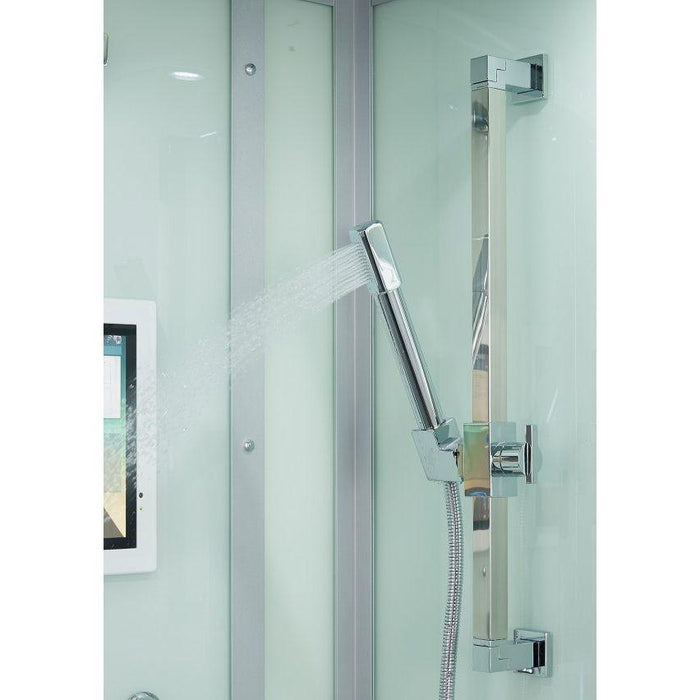 Maya Bath White Platinum Lucca Steam Shower - Left (206)