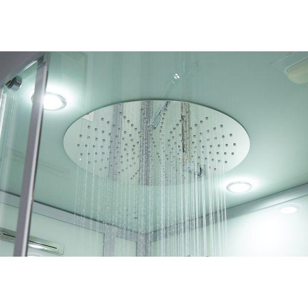 Maya Bath White Platinum Lucca Steam Shower - Right (204)