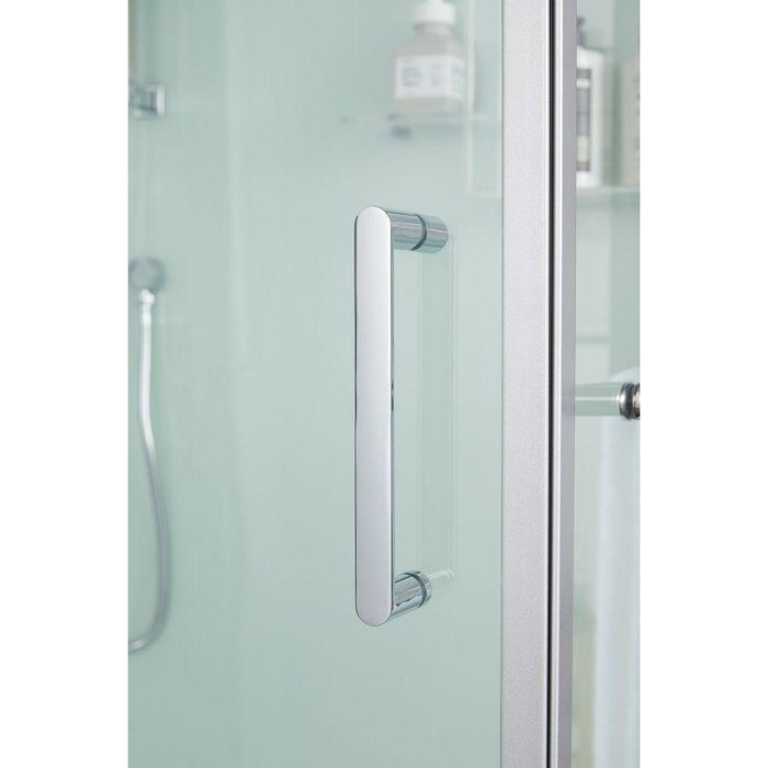 Maya Bath White Platinum Lucca Steam Shower - Right (204)