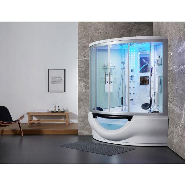 Maya Bath White Platinum Superior Steam Shower (101)