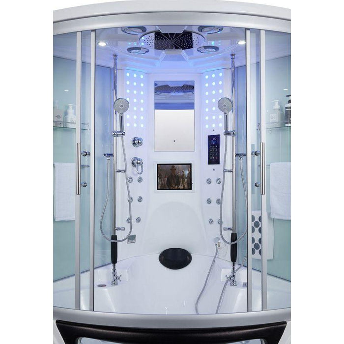 Maya Bath White Platinum Superior Steam Shower (101)