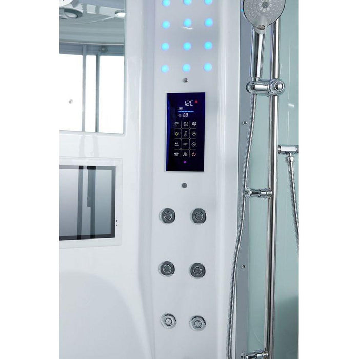 Maya Bath White Platinum Superior Steam Shower (101)