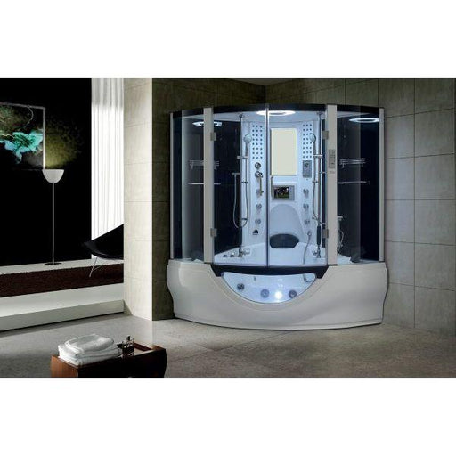 Maya Bath White Valencia Steam Shower (113)