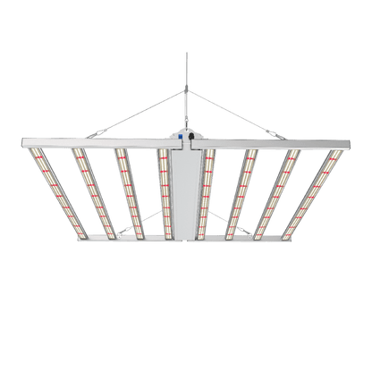 Medic Grow Fold-8 Full Spectrum LED Grow Lights for Indoor Plants - 760W, Full Spectrum, 4X4, 5X5, High PPFD, AC 110-277V