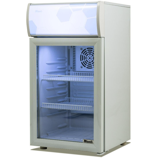 Migali C-02RM-HC, Commercial 16" 1 Glass Door Merchandiser Refrigerator 2 cu. ft.