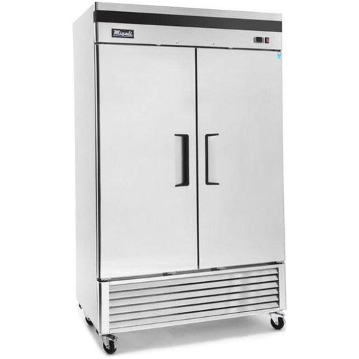 Migali C-2FB-HC, Commercial 54" 2 Solid Door Reach-In Freezer 49 cu. ft.