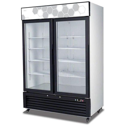 Migali C-49FM-HCE, Commercial Merchandiser 2 Glass Door Freezer 49 cu/ft