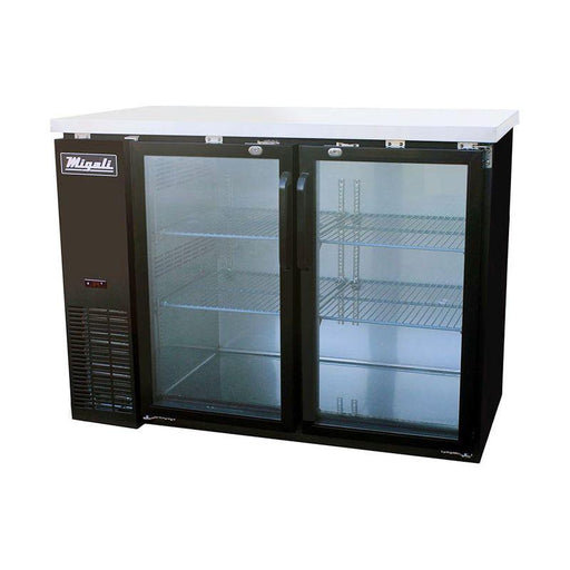 Migali C-BB48G-HC, Commercial 48" 2 Door Back Bar Refrigerator 11.8cu.ft.