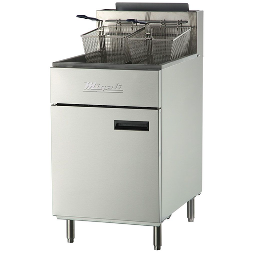 Migali C-F75-LP, Commercial 75 Pound Liquid Propane Fryer BTU150000