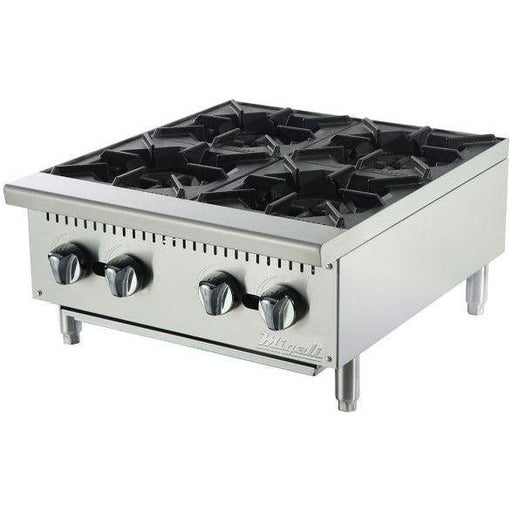 Migali C-HP-4-24, Commercial 24" Hot Plate 4 Burner BTU100000