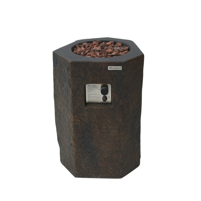 Modeno Basalt Column Concrete Fire Pit (OFG601)