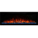 Modern Flames Allwood Wall System in Coastal Sand 60'' Spectrum Slimline Electric Fireplace