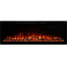 Modern Flames Allwood Wall System in Driftwood Gray 60'' Spectrum Slimline Electric Fireplace