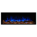 Modern Flames Landscape Pro 58'' Electric Fireplace Wall Mount Studio Suite White Ready to Paint