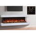 Modern Flames Landscape Pro 58'' Electric Fireplace Wall Mount Studio Suite White Ready to Paint