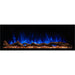 Modern Flames Landscape Pro 70'' Electric Fireplace Wall Mount Studio Suite White Ready to Paint