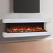 Modern Flames Landscape Pro 82'' Electric Fireplace Wall Mount Studio Suite White Ready to Paint