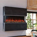 Modern Flames Landscape Pro 82'' Electric Fireplace Wall Mount Studio Suite White Ready to Paint